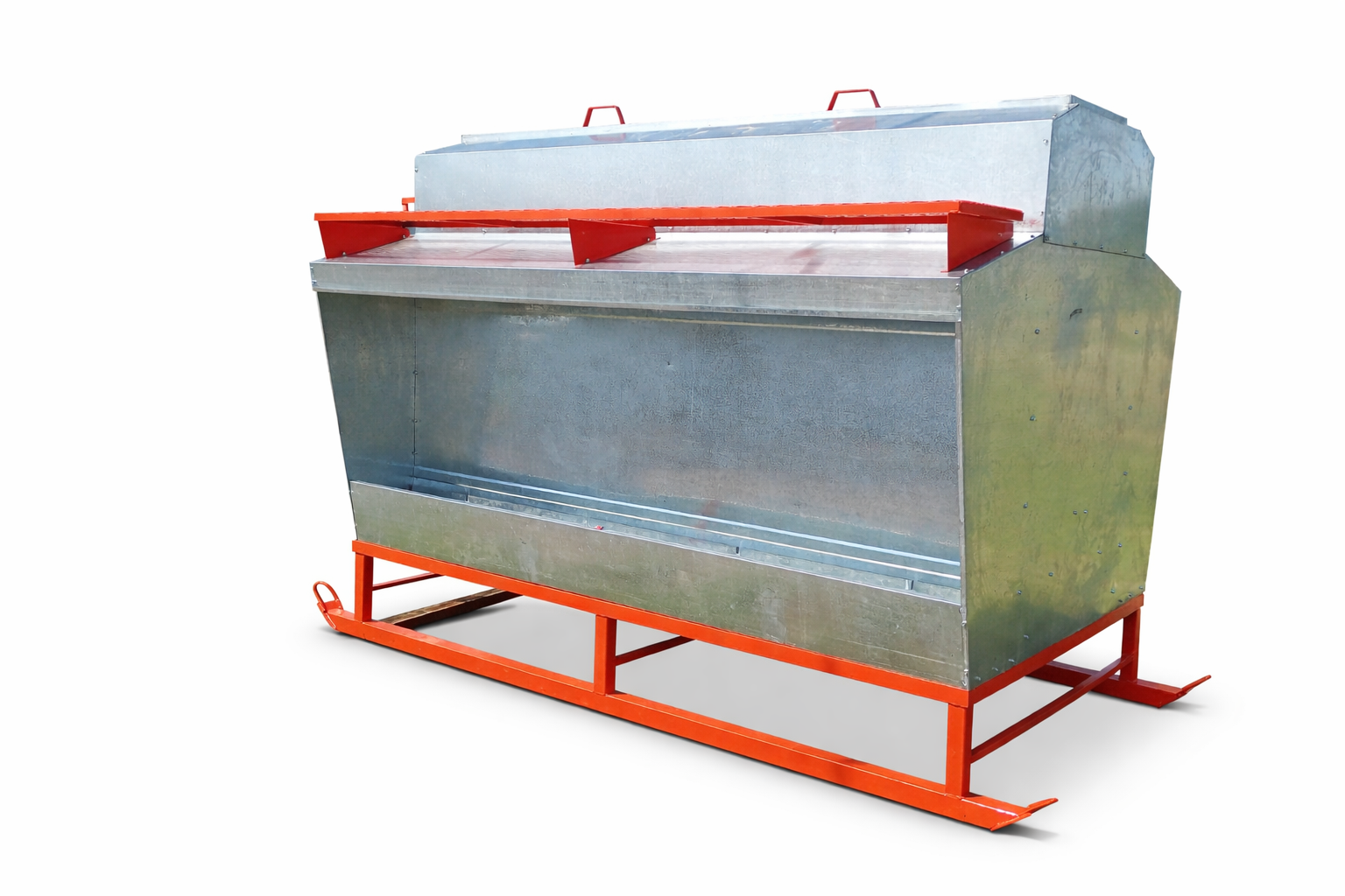 Bin metálico con marco naranja brillante (1)